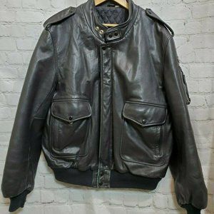Hein Gericke Vintage Black Leather Motorcycle Jkt